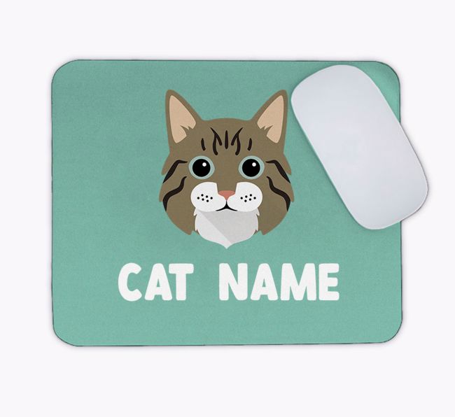 {breedCommonName} Icon: Personalised Mouse Mat